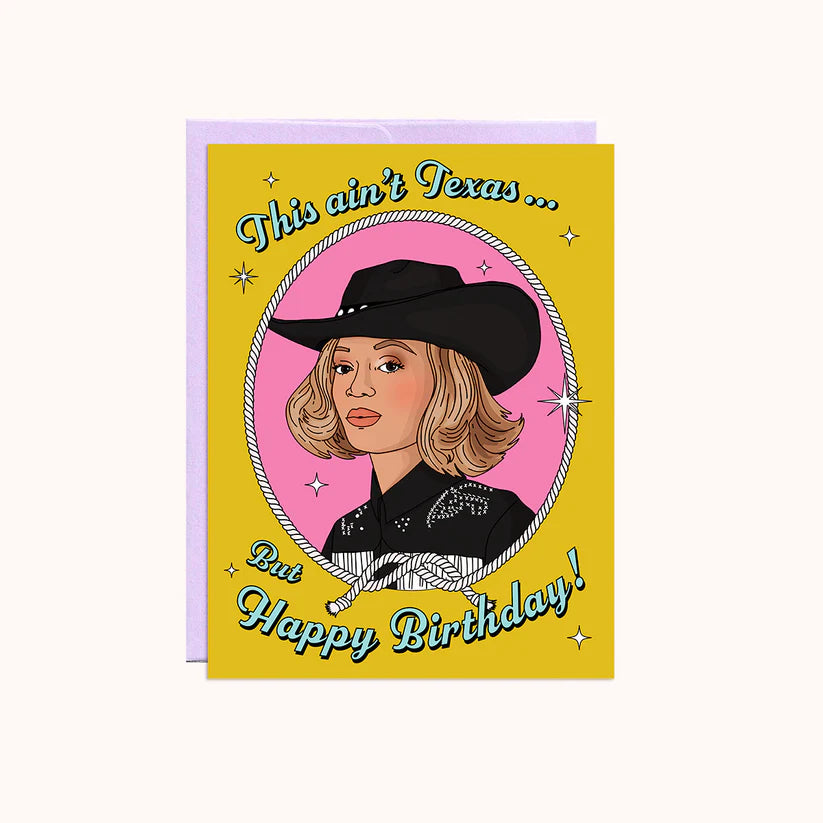 Texas Birthday Card