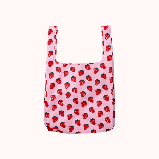 Strawberry Foldable Nylon Bag