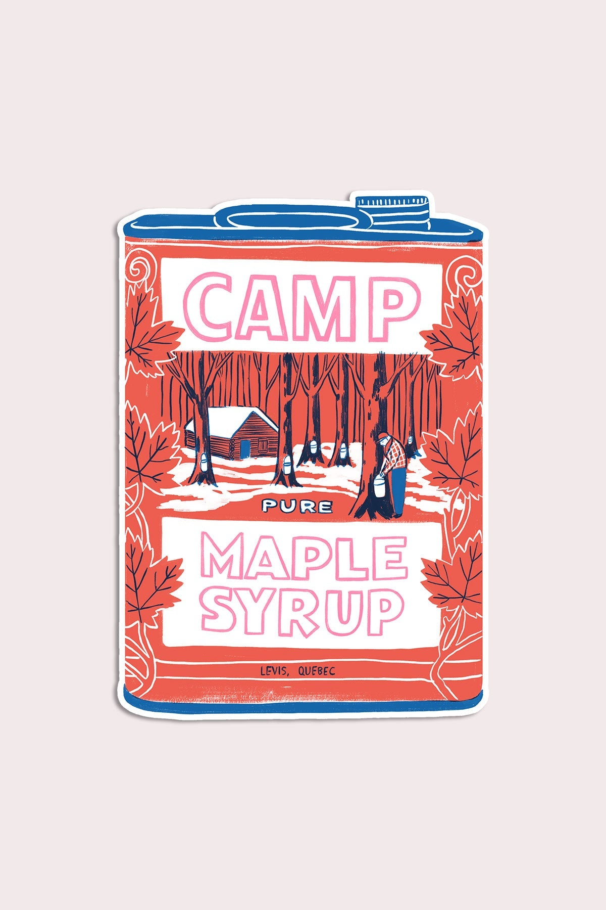 Pure Maple Syrup Sticker